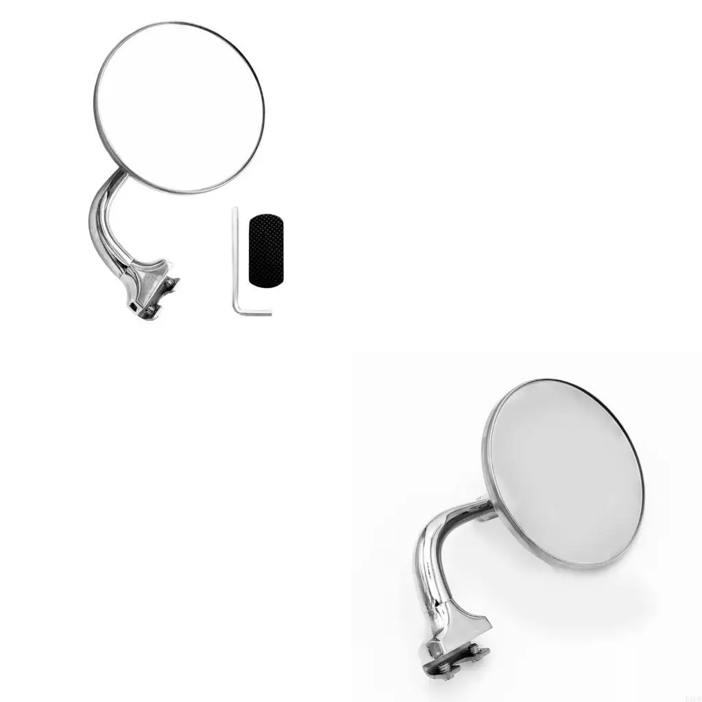 F1CF Rustproof Nostalgic Automobile Side Mirror Authentic Retro Look Seamlessly Installation Process Universal Application