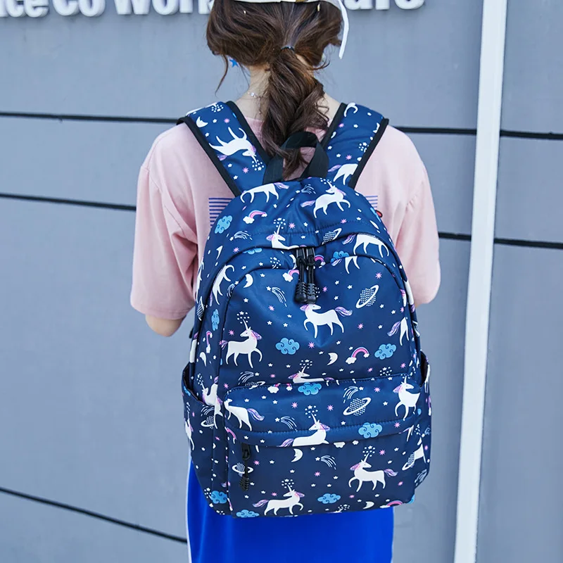 Floral Large Capacity Backpack Women's Bag 2022 Trend Outdoor Travel Student School Bags Computer Package Backbag for Women