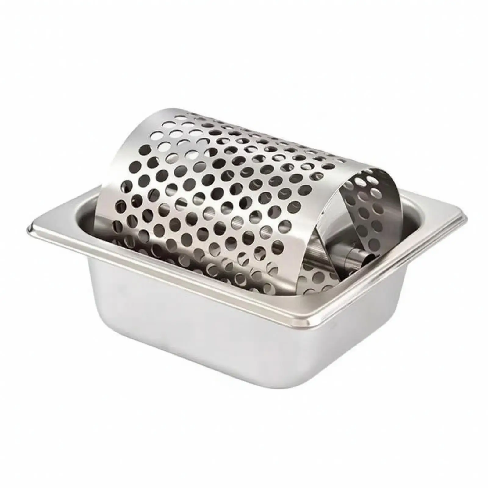 Perforated Butter Roller Tool Stainless Steel Tray for Even Spreading on Toast Bread and Breakfast Prep