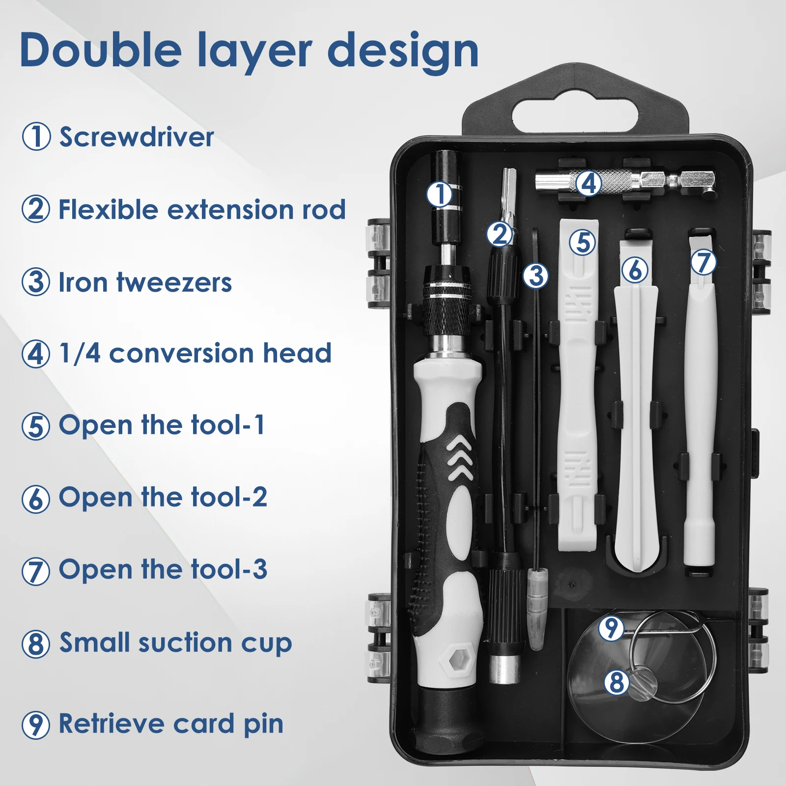 117 في 1 طقم مفك براغي ميكانيكي دقيق مجموعة أدوات صغيرة مع أدوات إصلاح لقم Triwing Torx لأجهزة الكمبيوتر المحمول Macbook PC Xbox Phone #4