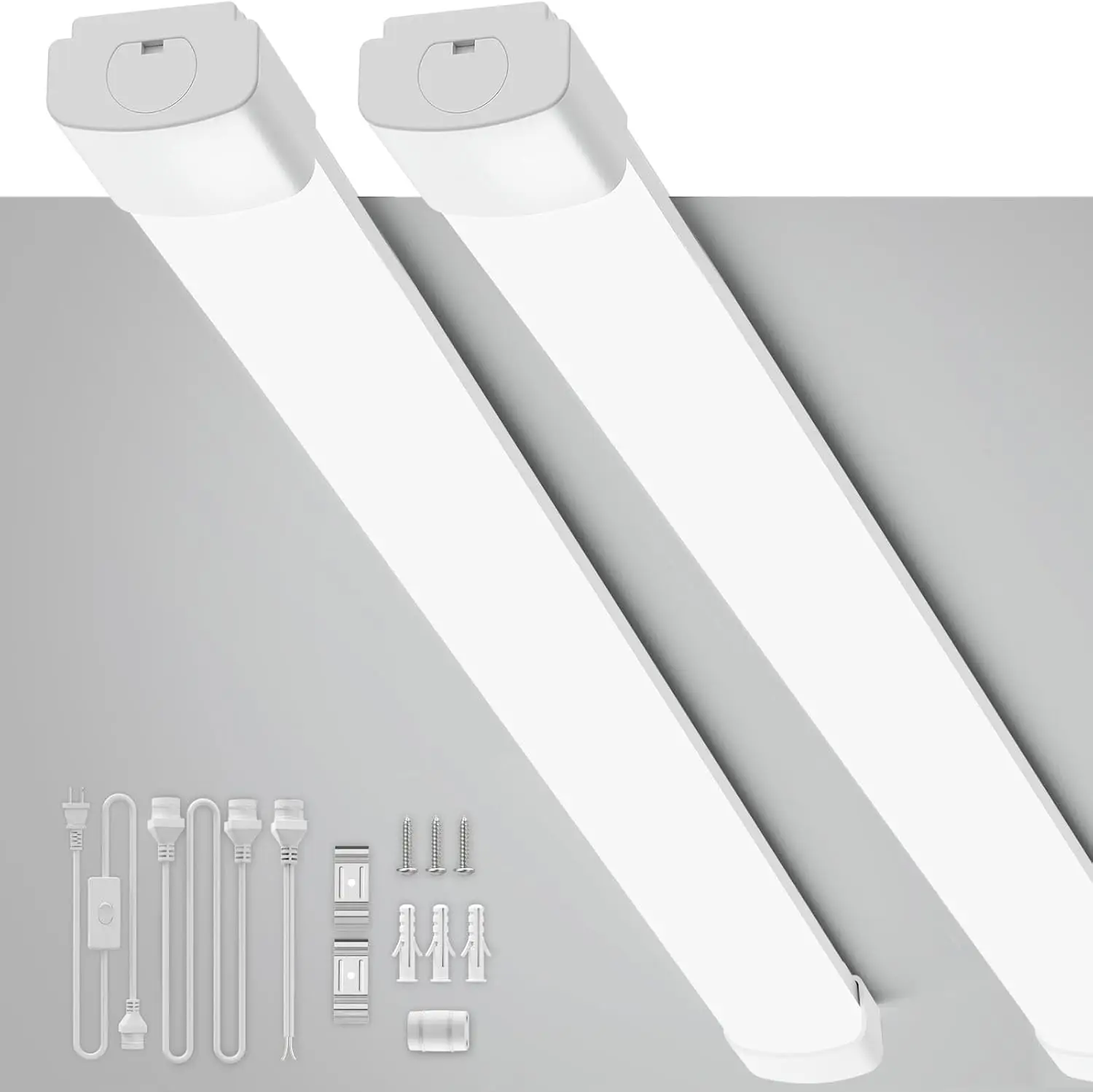 

4FT LED Linkable Shop Light 36W 5000K Plug-in Ceiling Light for Garage Workshop