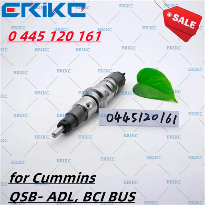 0 445 120 161 Common Rail Injector Fuel Injector 0445120161 4988835  Injector 0445 120 161 For Cummins  QSB- ADL, BCI BUS