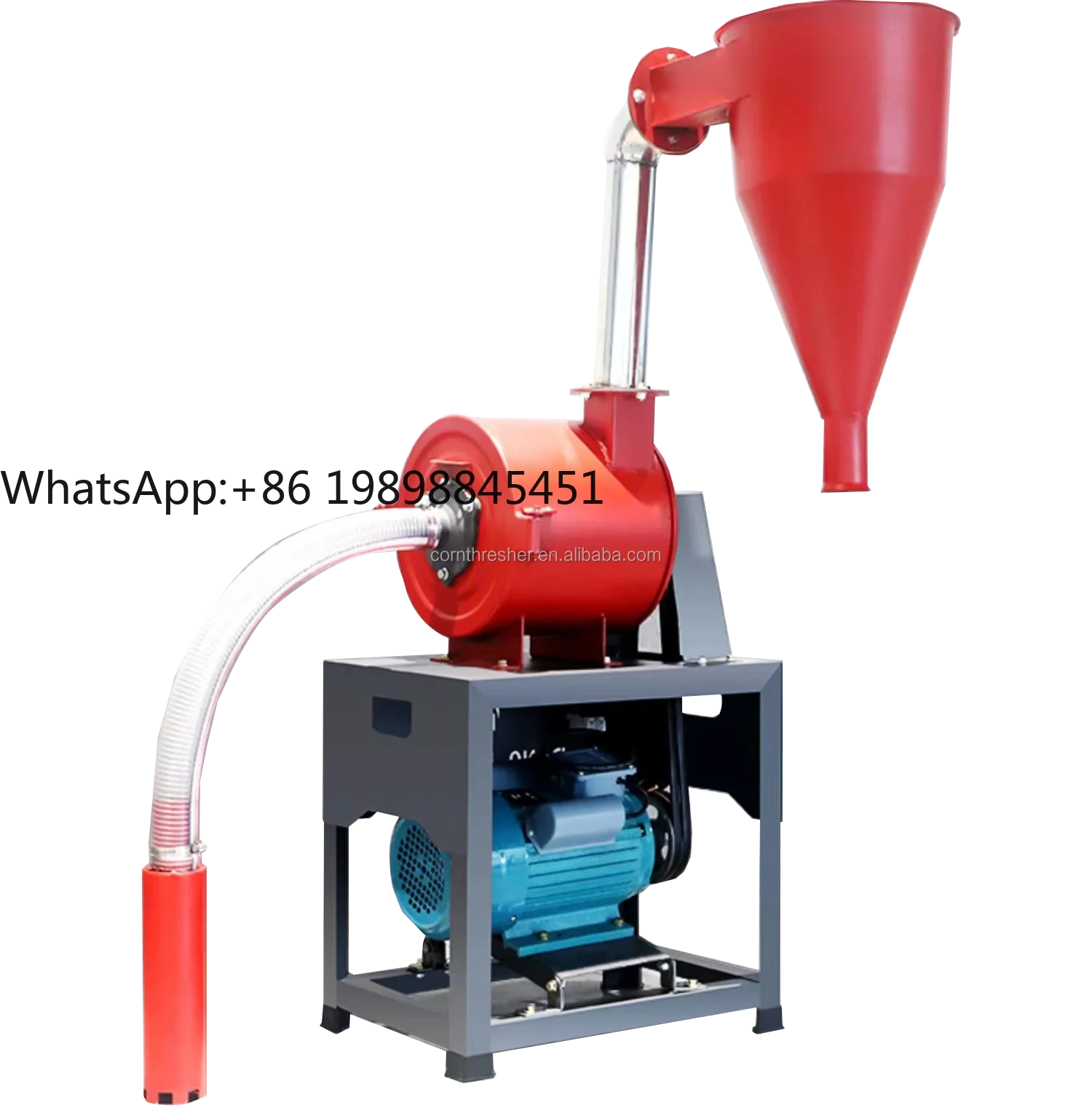 

Universal Small Animal Feed Grinder Processing Machine New Condition Corn Crusher Crushing Pulverizer With Motor Home Use Farm