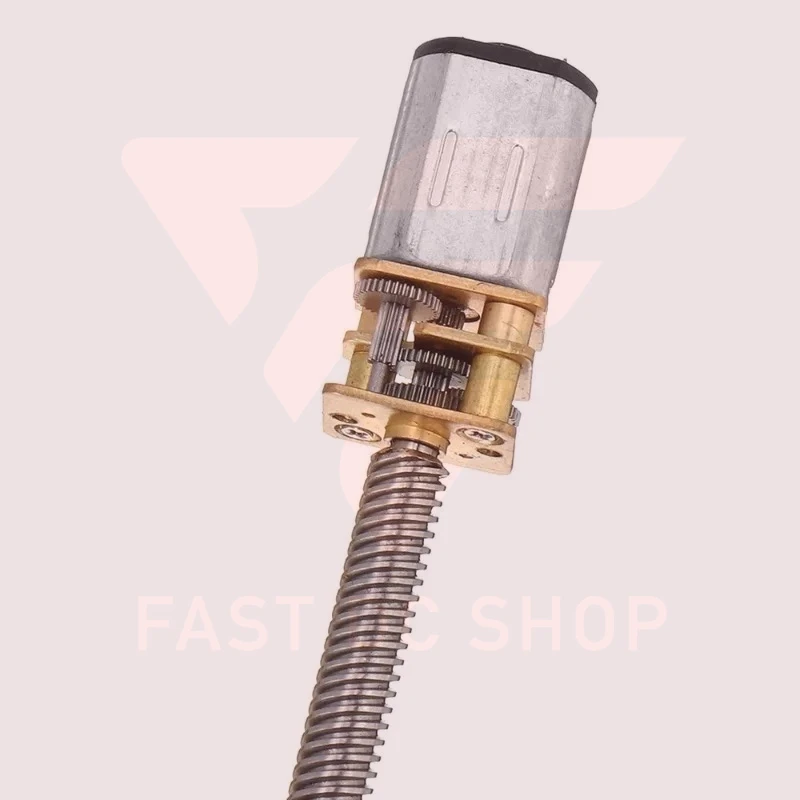 Motor gearbox threaded reduction motor with long output shaft continuous current T5 x 160mm N20 DC gear