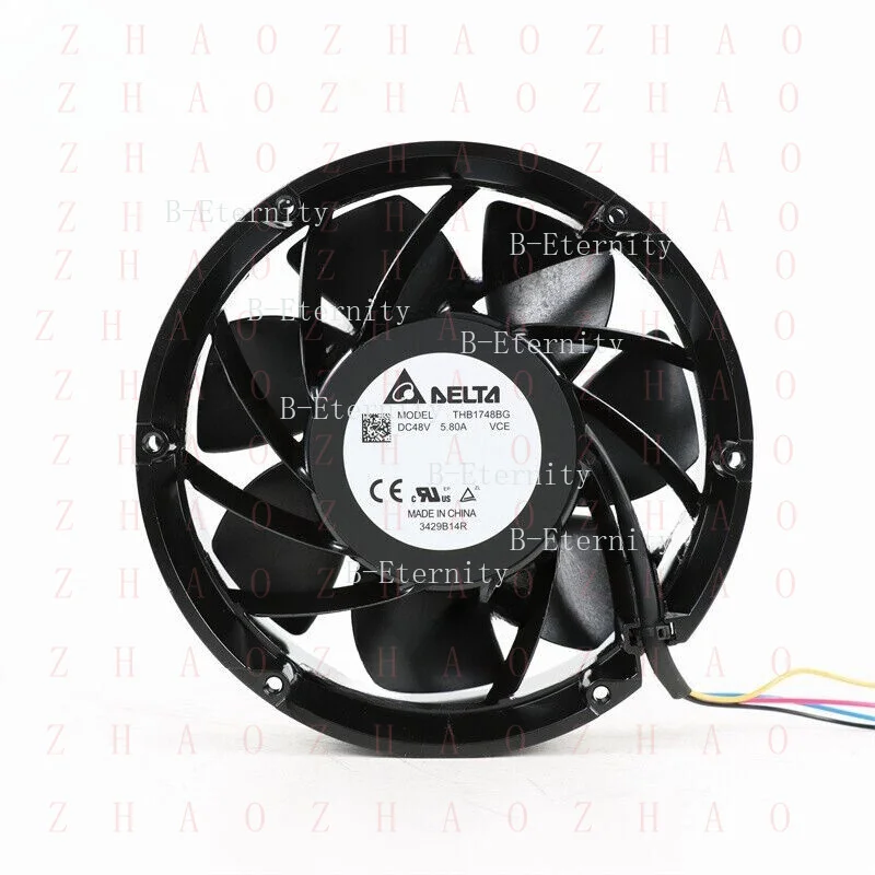 L+ For Delta Fan THB1748BG DC 48V 5.80A 172*172*51mm Inverter cooling fan Brushless