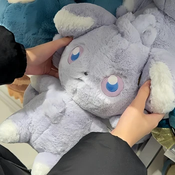 Peluche de la Serie Pokemon Z-A Soft Hug, Mega Espurr, Meowstic, Pikachu