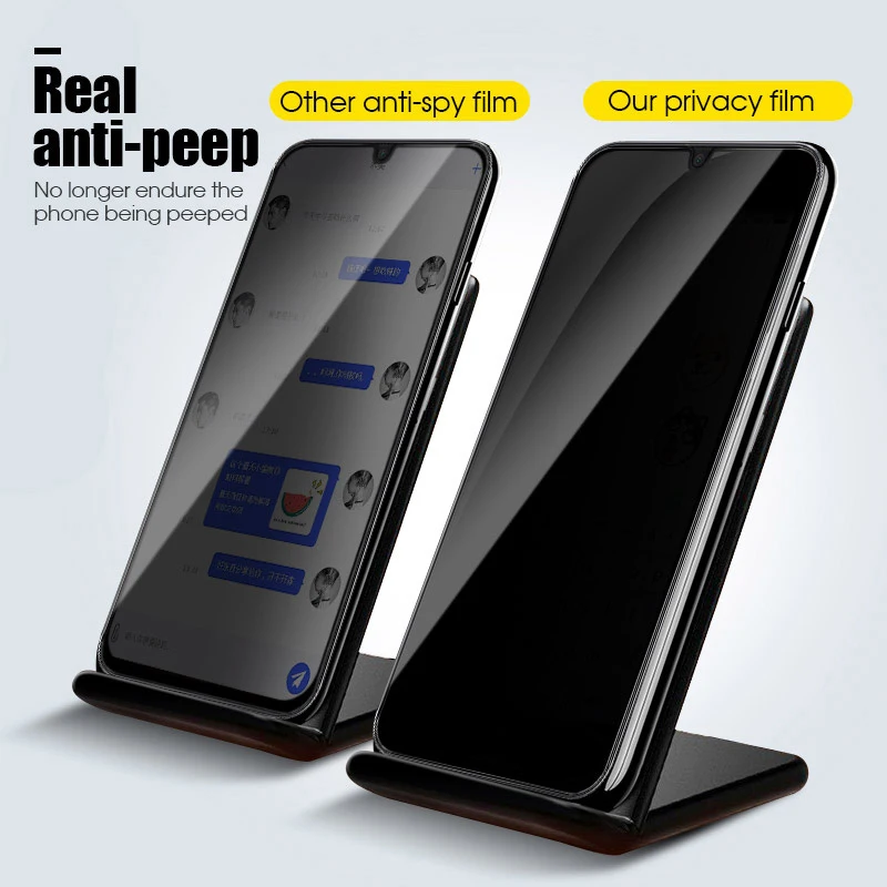 Antyszpiegowskie szkło ochronne do Xiaomi Mi 11T Pro 11 Lite Poco X3 Pro F3 X4 M4 M3 Pro F4 GT Mi 9 Lite 9T Pro MAX 3 Privacy Glass