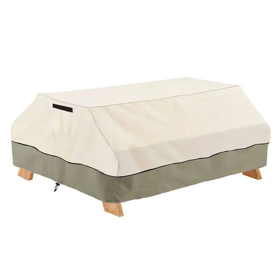 

70 72 Inch Heavy Duty Waterproof Picnic Table Cover 600D Tough Canvas Wind Dust Proof AntiUV Outdoor Patio Table Bench Covers Wi