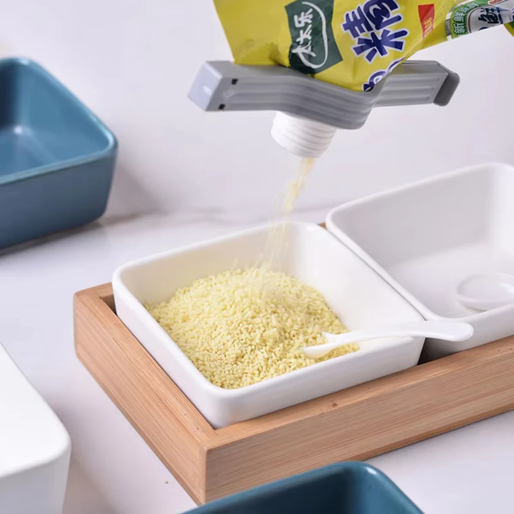 Screw Cap Sealing Clip Seasoning Bag Milk Powder Salt Bag Sealing Clip Snack Food Preservation Clip Gadget Kitchen Accessories view 5