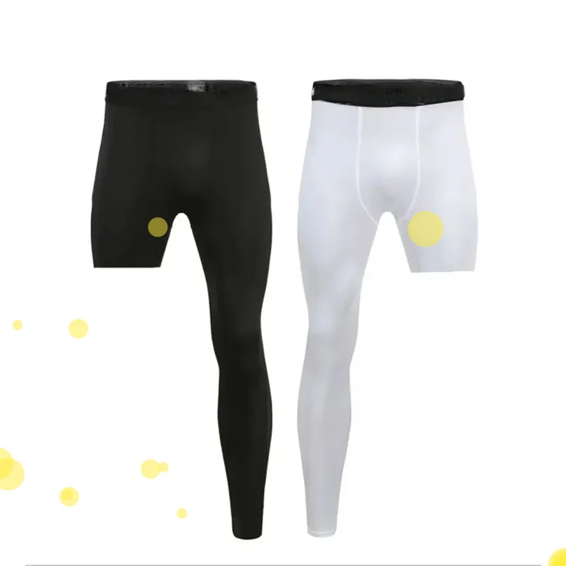 

Баскетбольные леггинсы на одну ногу, спортивные тайтсы, дышащие, быстросохнущие, влагоотводящие