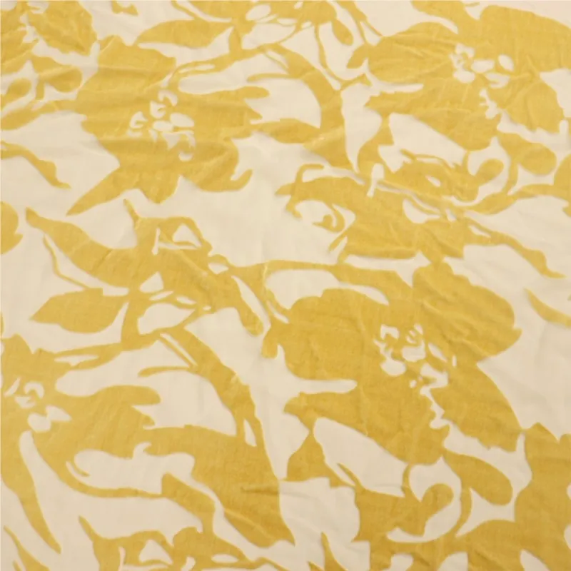 

Тканое бархатное парчовое вискозное одноцветное спальное платье Cheongsam из ткани с роликовым цветком и изгорелой ткани