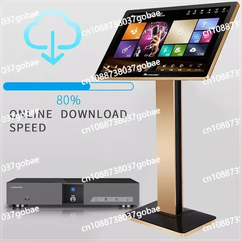 InAndOn V5 4TB Online Movie Intelligent Singing KTV System 21.5Screen VOD Karaoke Player