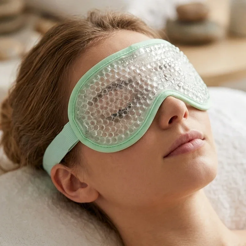 Super Comfortable Gel Cold Eye Mask, Which Can Relax The Eyes, Is A Perfect Match For Travel, Home, Lunch Break And Sleep Lovers