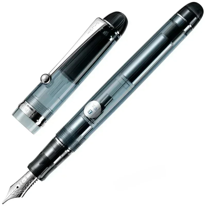 Hot Smooth Original Pilot Custom 74 Transparent 14k Gold Fountain Pen Business Office Men Women Gift Mr FKK-1-NC Writing