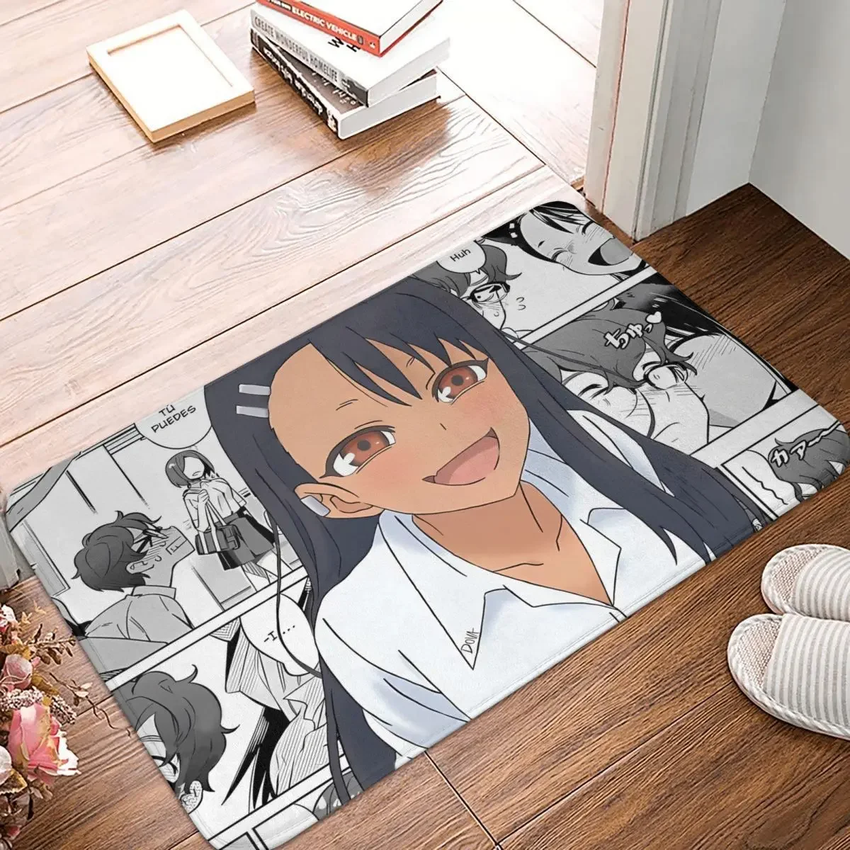 Nagatoro Hayase Non-slip Doormat SHY Carpet Living Room Kitchen Mat Welcome Indoor Decor