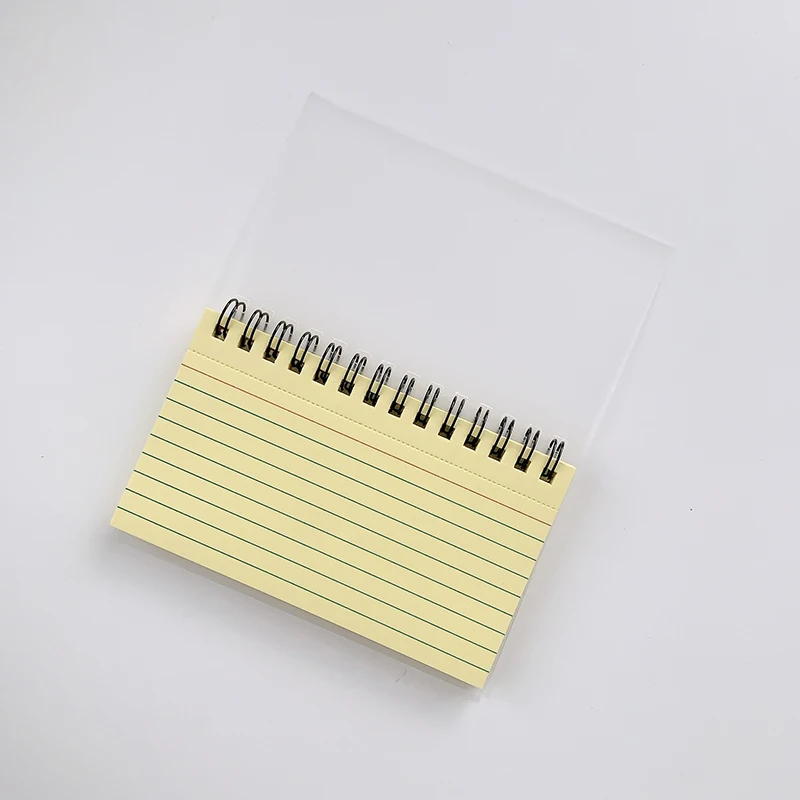 Tarjeta de índice de desgarro de Color de línea Horizontal Simple, bobina de cuaderno pequeño, nota adhesiva creativa, mensaje, nota de palabra, cuaderno pequeño