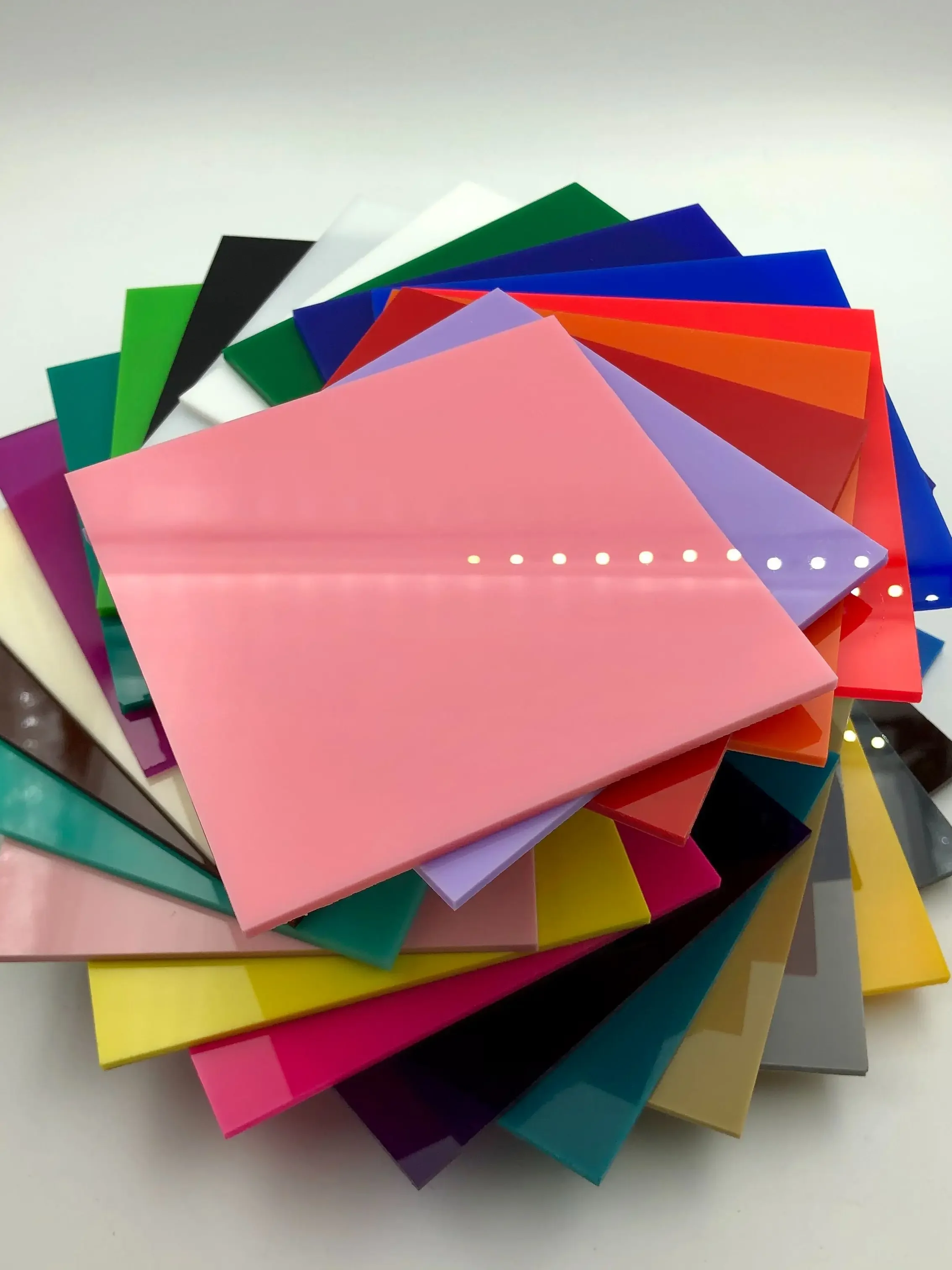 3mm Pure Color Opaque Acrylic Sheet PMMA Plexiglass Board Panel 28 Colors DIY Craft Sign Making Laser Cutting Engraving