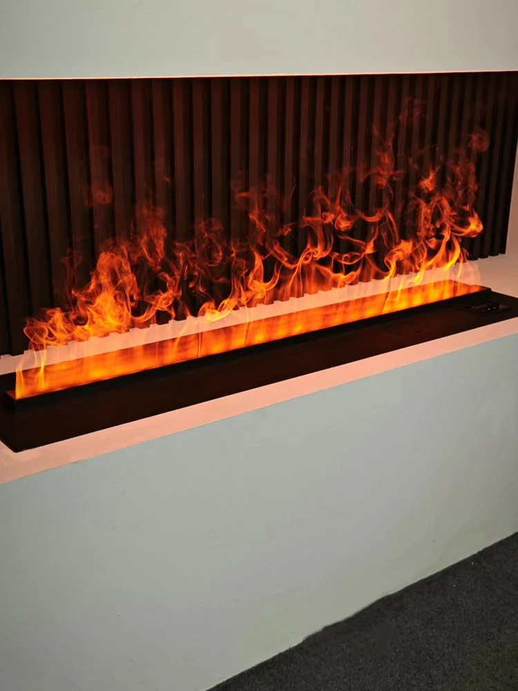 

3D dispersed flame humidifying TV cabinet atmosphere lamp room decoration built-in fireplace with lights