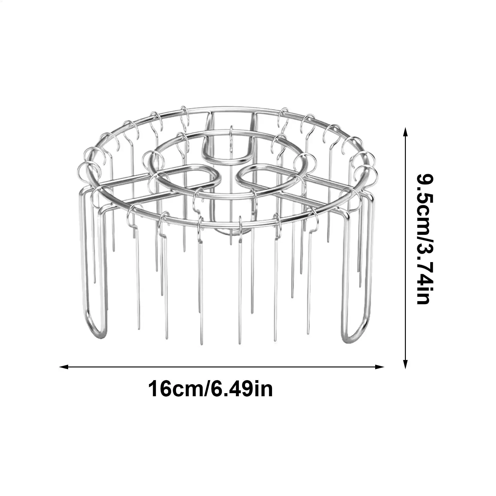 Stainless Steel Vertical Grill Rack Detachable String Grill Vertical Barbecue Skewer Bracket 24  Skewer Holder BBQ Grill Stand