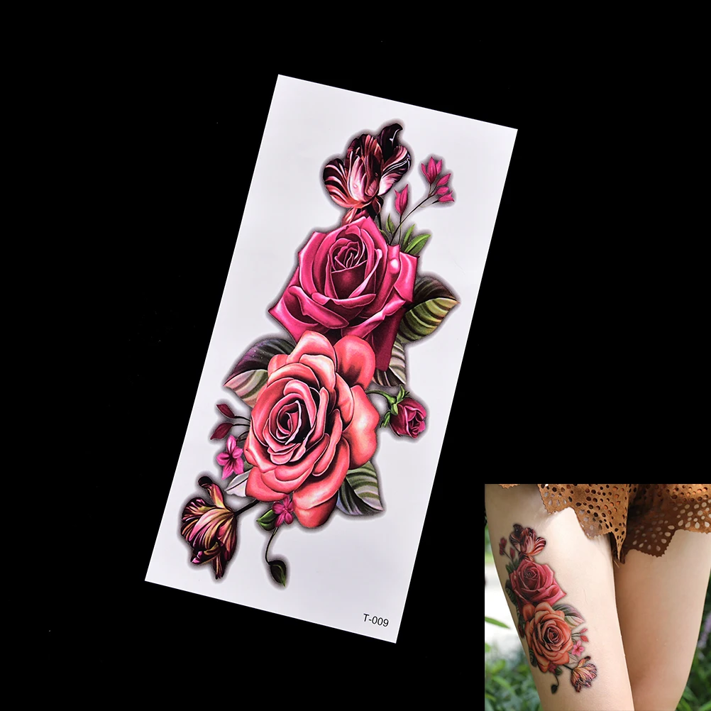 Neue 5 Stück wasserdichte temporäre Tattoo Aufkleber Kreuz Glocke Tattoos Aufkleber Körper kunst für Männer übersetzt Tattoo Ärmel