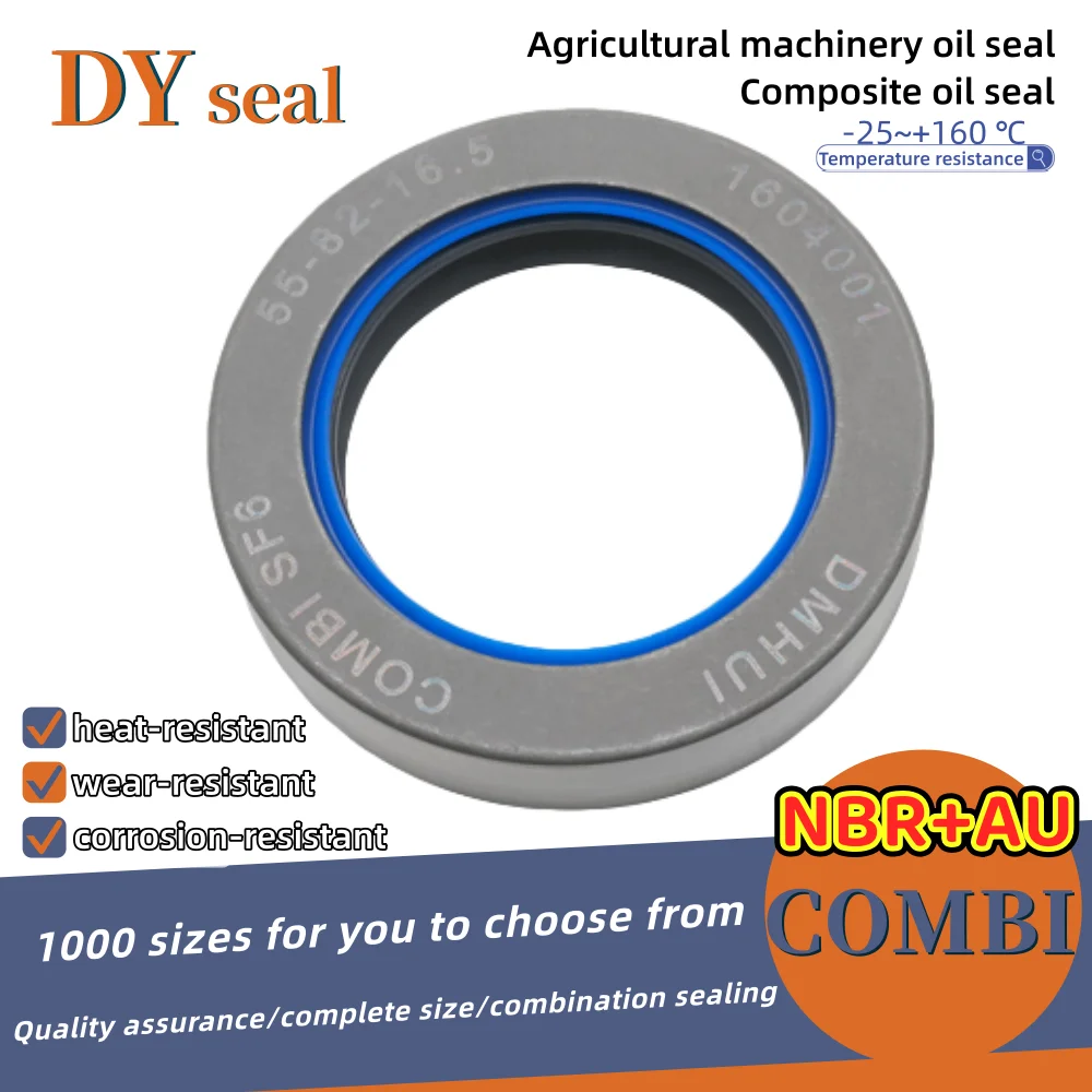 

Shaft Oil Seal 12014159B NBR+PU 55*82*16.5mm Skeleton Seal Ring Tractor O-Ring For Rotation Shaft ISO 9001:2008