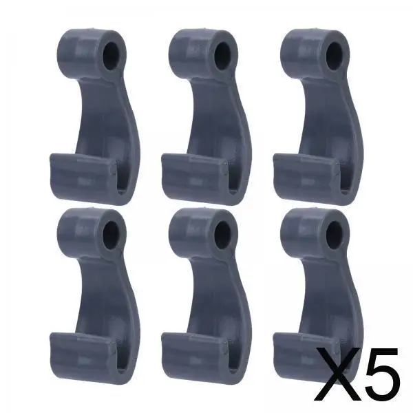

Kayak Bungee Cord Hook J Shape Nylon Lashing Hook Strong ABS Plastic for Paddle Board Canoes Boat Rope Water Sports