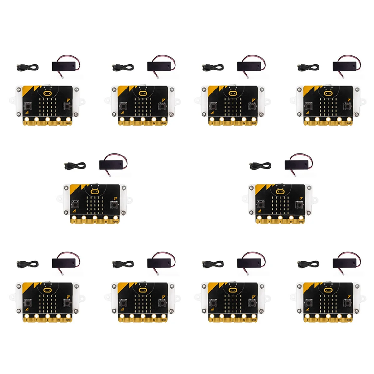 10X Bbc Microbit V2.0 Motherboard an Introduction to Graphical Programming in Python Programmable DevelopmentBoard A