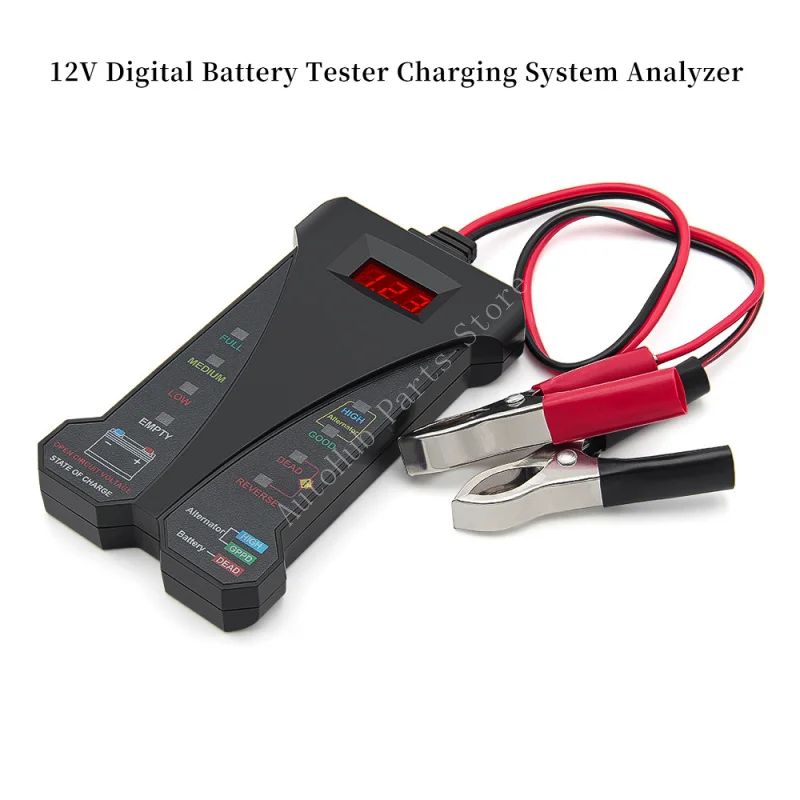 

Цифровой тестер батареи 12 В, анализатор системы зарядки