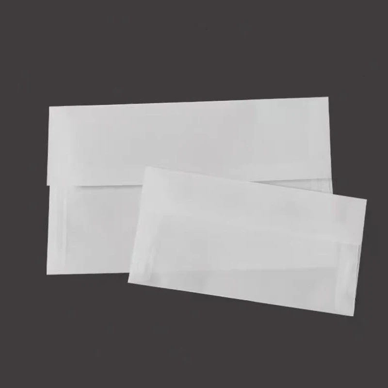 50pcs Translucent Envelope for Invitations Postcards European Giftbox Message Card Envelopes Wedding Sulfuric Acid Paper Storage