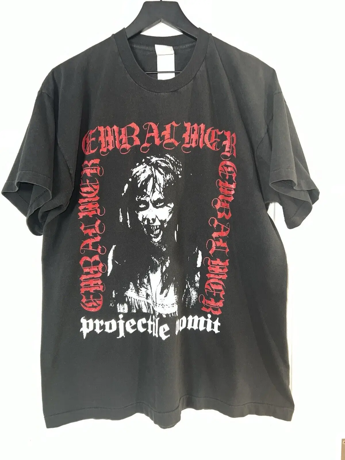 Vintage 90s Embalmer Projectile Vomit T Shirt XL Relapse Exorcist