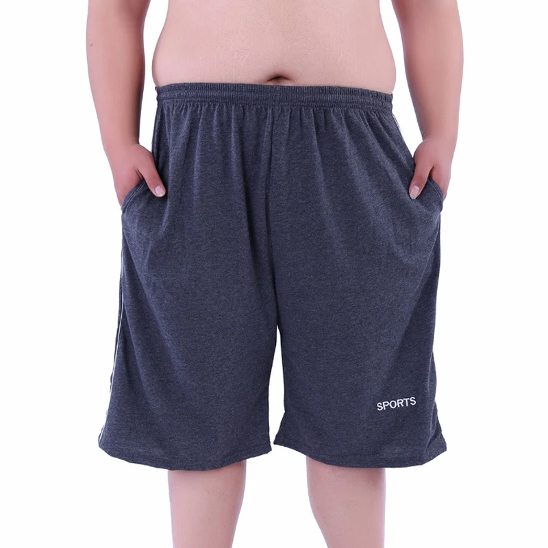 10XL 150KG Men Summer Sports Shorts Large Size Cotton Shorts Navy Blue Black WorkOut Oversized High Elasticity Loose Homewr