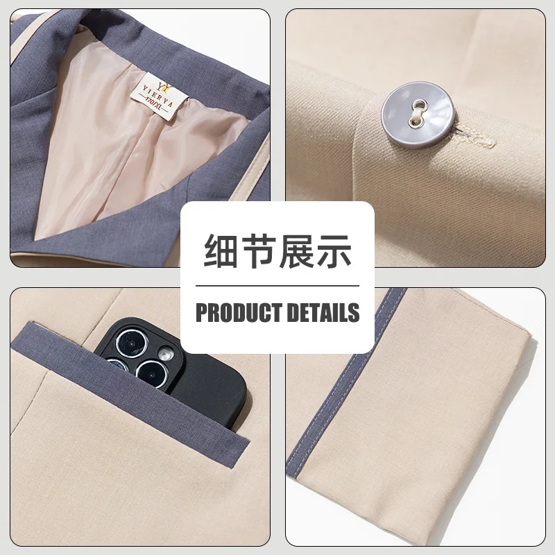 

Long-sleeved cleaning uniforms for autumn and winter, suitable for men and women in hotels, guesthouses, and property management
