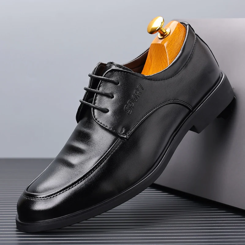 

Высококачественные мужские кожаные туфли: комфортные, легкие, классические, от итальянского люксового бренда, нескользящие, дышащие, для вождения