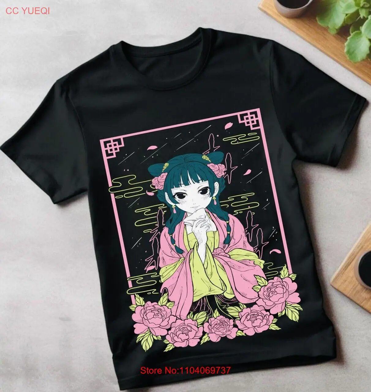 kusuriya no hitorigoto maomao T-shirt Kawaii Short Sleeve Waifu Girl Gift Shirt