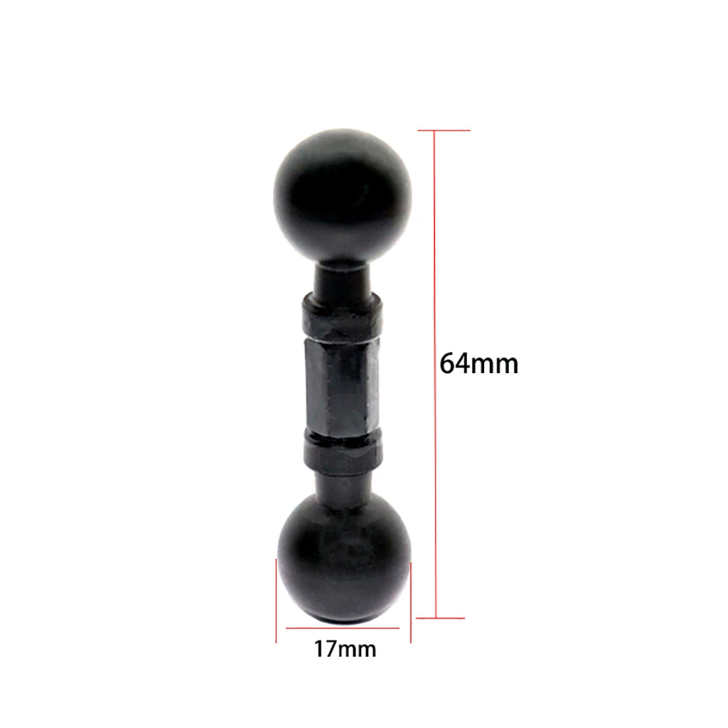 Dual Ball Buchse Arm 25mm bis 15mm 17mm 25mm Verbund Ball Adapter für Gopro Insta360 Osmo kamera Halter Telefon Stehen GPS Halterung – Detail 22