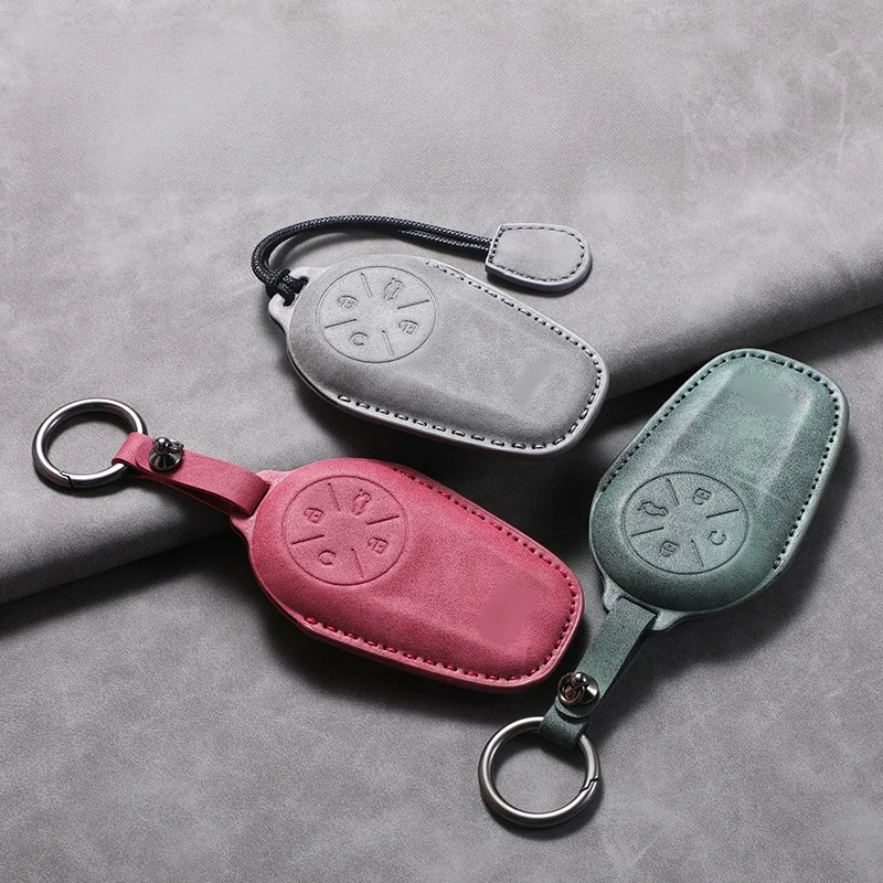 Car Key Cover Fit For Exeed Lingyun, Lanyue, Yaoguang, Zhuifeng, Epoch ET, ES Car Key Shell