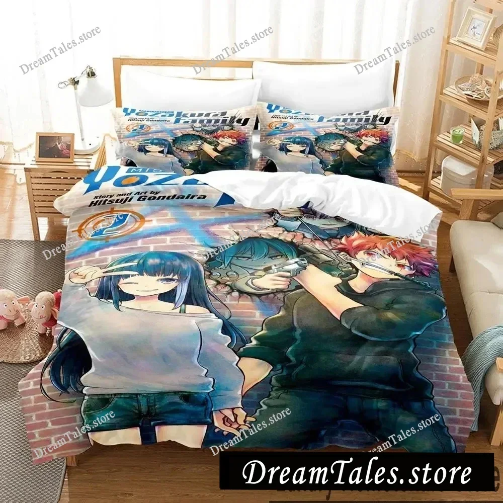 

3D Print Anime Mission Yozakura Family Bedding Set Boys Girls Twin Queen King Size Duvet Cover Pillowcase Bed Boys Adult741