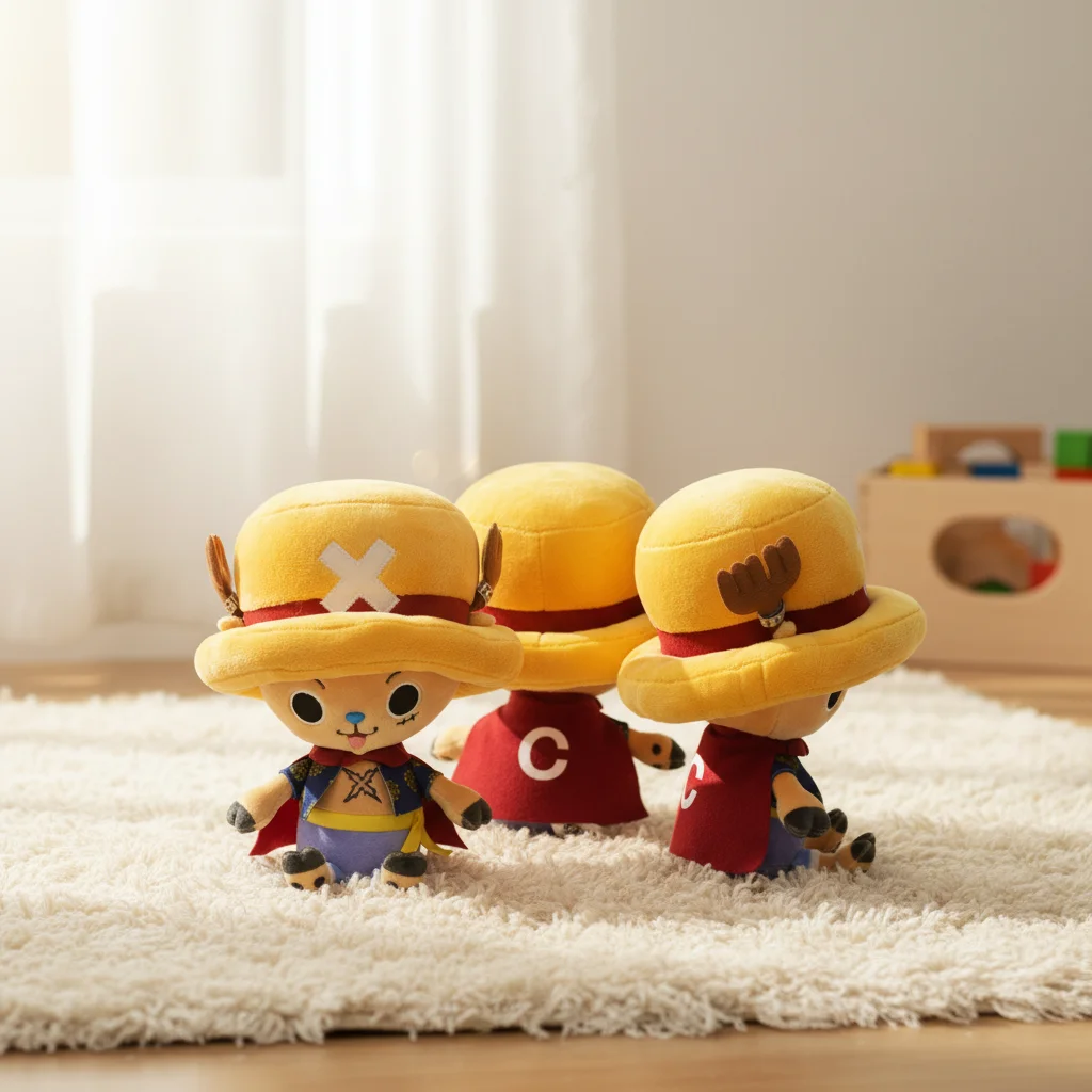 One Piece Original Japanese Anime 30cm Plush Toys Cute Stuffed Doll Luffy Chopper Ace Roronoa Zoro Kids Xmas Gifts Cartoon Figur