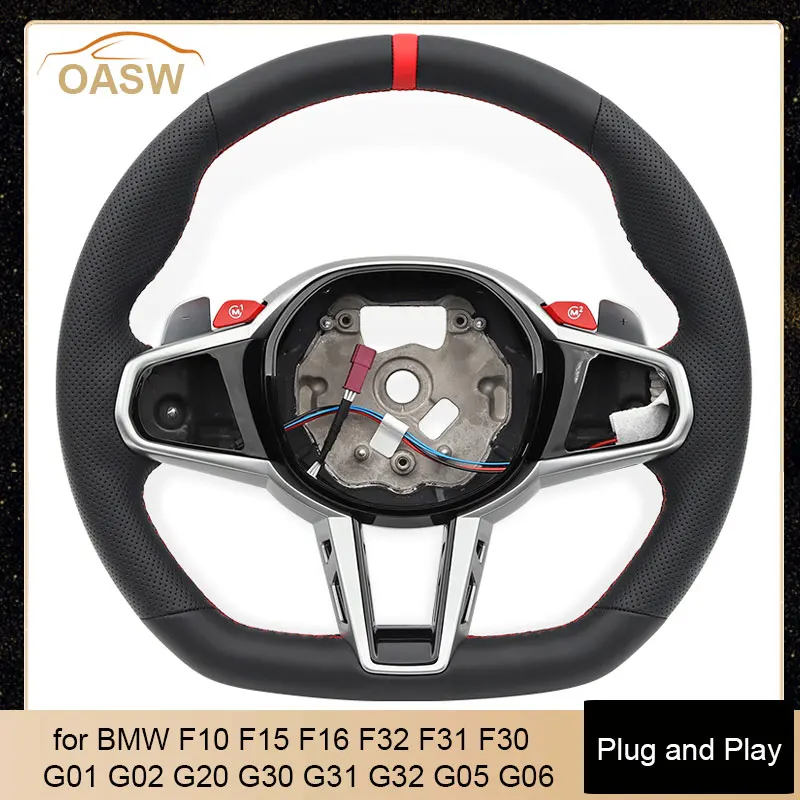 

Car Steering Wheel with M1 M2 for BMW BMW F/G Series F10 F20 F30 G30 G31 G26 G04 G07 F10 F20 F30 F40 G20 G22 G42 G29 M3 M4 M5 M6