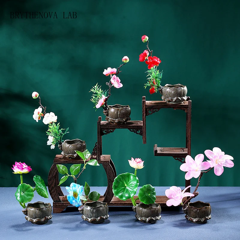 Decorative flowers Cold dish decoration Artistic conception embellishment Creative Flowers and Dry Plants Ice Sushi Decorative