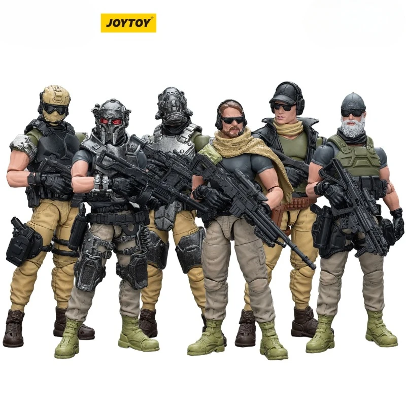 [IN STOCK]JOYTOY 1/18 Military Soldiers Action Figure Hardcore Coldplay Sack Mercenaries Kina Mercenaries Anime Collection Gift