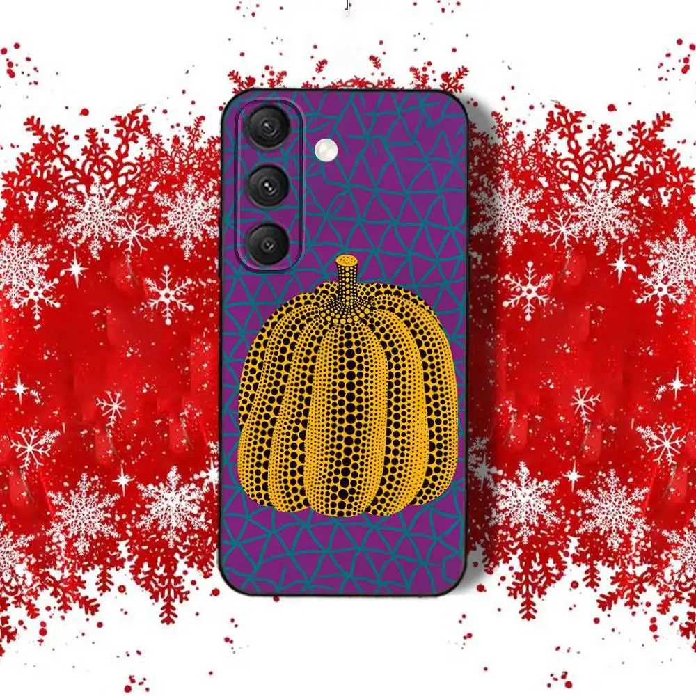 Funda de teléfono Y-Yayoi P-Pumpkin K-KusamaS para Samsung S22,S24,S20,S25,S23,S30,S21,Ultra,Plus,Fe,5G,Lite tacto perfecto