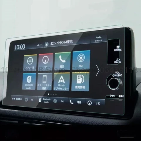 Защитная пленка из закаленного стекла для Honda HRV/CRV/ Civic 2021-2023, 9-дюймовый ЖК-дисплей, автомобильный GPS-навигатор, внутренняя защита от царапин