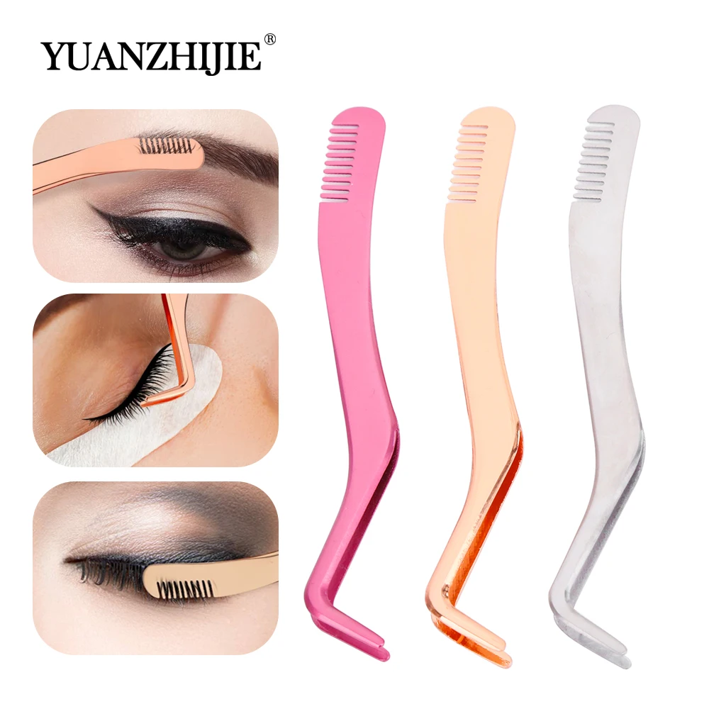 New Arrival Imported 402 Stainless Steel DIY Lashes Graft Tools Easy to Use High Precision Durable Non-mangetic Eyelash Tweezers