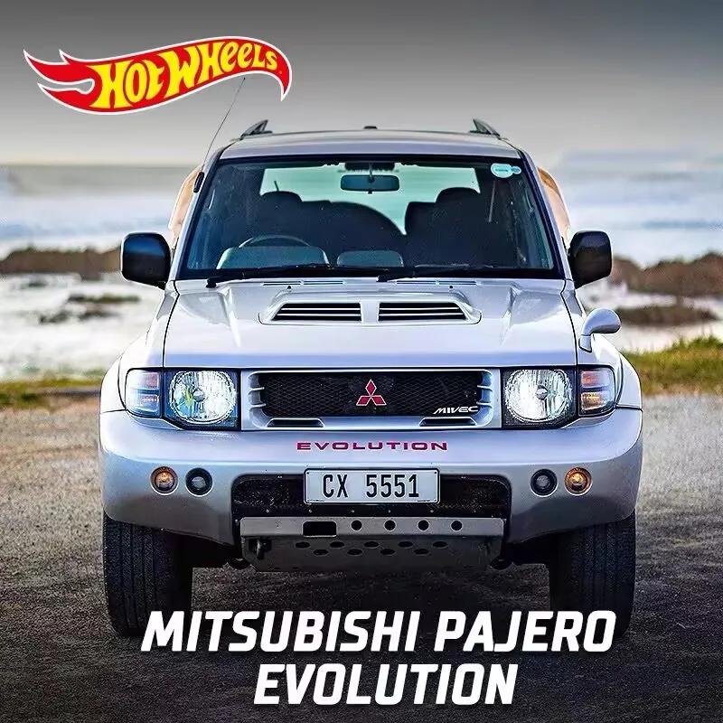 

HotWheels 1:64 Mitsubishi Pajero Evolution SUV Alloy Car Model Diecast Metal Off-road Vehicle Car Model Miniature Scale Kids Toy