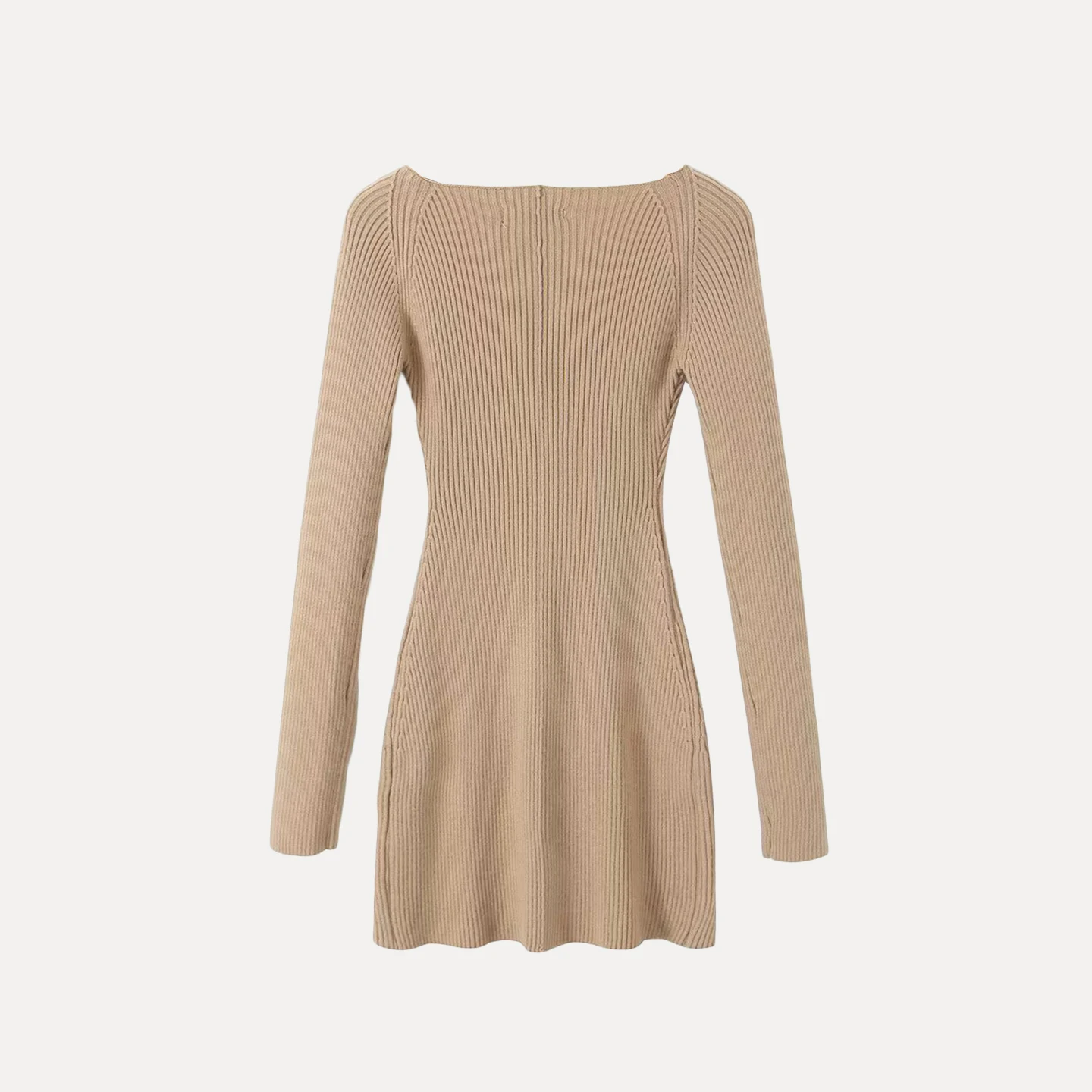 Ele Casual Knit Dr con cinturón Diseño calado para mujer Otoño 2025 Faion Trend Señoras Uso diario Slim Fit Largo...