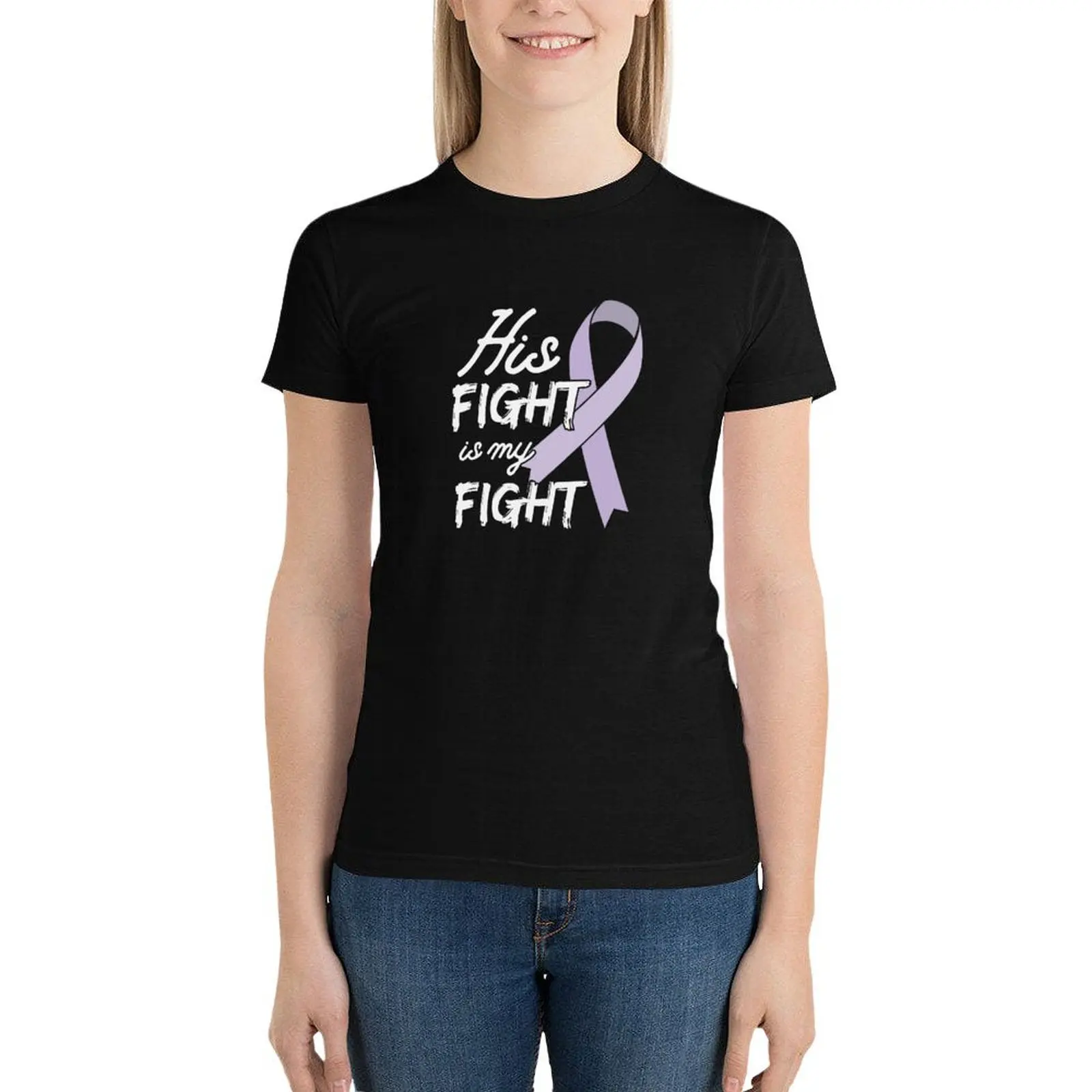 Testicular Cancer Awareness Support Survivor Purple T-Shirt tees animal print shirt for girls Women t-shirts