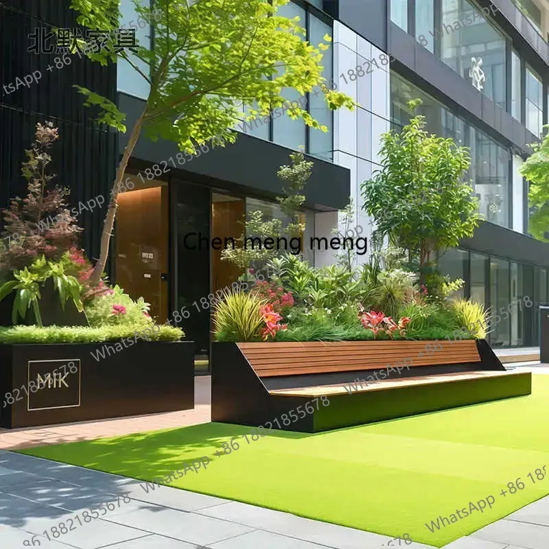 Nordic Cartoon Garden Bench Modern Designer Outdoor Leisure Chair Balcony Premium Outdoor Furniture muebles jardin