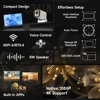 Magcubic HY310 Mini Projector Auto Focus 4K Native 1080P 330ANSI Android11 5W Speaker Air Mouse Voice Assistant Upgrated HY300 2