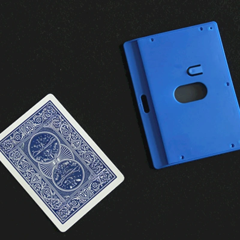 Startling Card Holder Card Magic Tricks Poker Appearing From Empty Frame Close up Magic Props Gimmick Illusions Beginner Fun